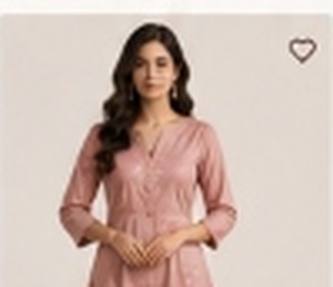 Floral Print A-Line Kurti
